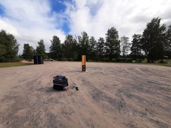 Vapaakenttä äänimittaukset ulkoilmassa.